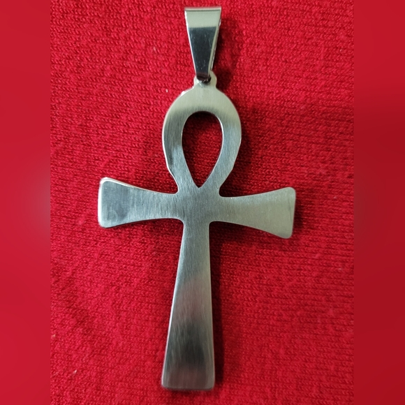 Egyptian Ankh Steel Pendant - Picture 5 of 7
